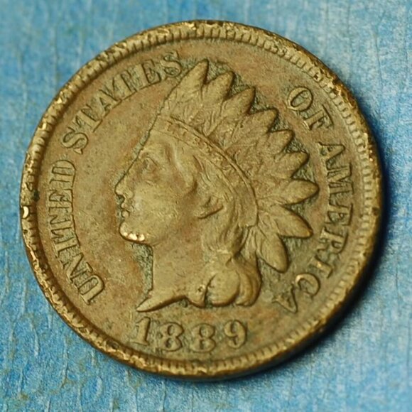Other - 🌟1889 Indian Head Cent Penny 1c Lot w1326🌟GREAT DEAIL COIN!!